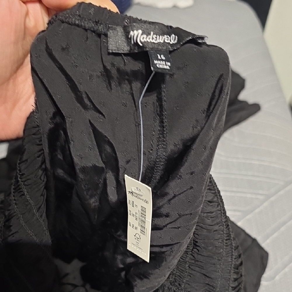Madewell Elegant Black Long Sleeve Jumpsuit - Picture 9 of 13
